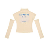 Women T-shirt Short T-shirt Women's High Street Slim Spring Half Turtleneck