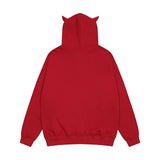 Men Hoodie Hoodie Coat Men's Loose Letter Printed Long Sleeve Band