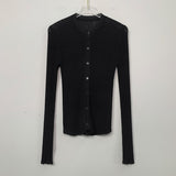 Women Long Sleeve Shirt Top Women's Cardigan Sexy