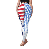 National Flag Day Leggings Independence Day Clothing Summer Stripes Print Yoga Pants