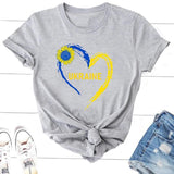 Ukraine Sunflower T-shirt Vintage Ukrainian Lovers Print