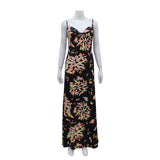 Women Desses Printing Slip Dress Beach Dress