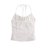 Women Camisole Spring Fashion Embroidered Vest Top