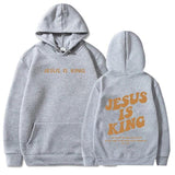Jesus Is King Hoodie Christian Faith Sweatshirt Jesus