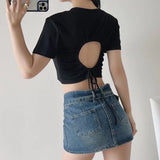 Women T-Shirt Short-Sleeved T-shirt Short Summer Top