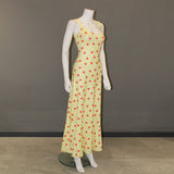 Women Desses Summer Printed Dress Fishtail Skirt Vacation Style