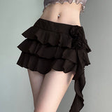 Women Skirt Spring Ribbon Girl Youth Short Skirt