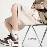 Men Sweatpants Waffle Shorts Men's Summer Loose Casual Sweatpants