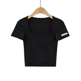 Women T-Shirt Female Short Short Sleeve T-shirt