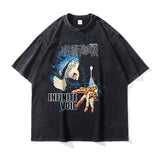 CHOSO T-shirts Hip Hop Vintage Washed Anime Getou