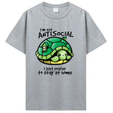 Funny Green Turtle Save The Ocean T Shirts Graphic Street