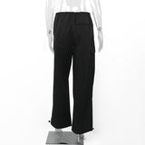 Women Pants Loose Straight Loose Tappered Casual Pants