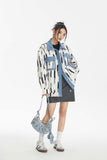 Unisex Jacket Fall Classic Style Splicing Coat Women's Clothing