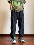 Men Sweatpants Overalls Men's Design Loose Casual