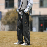 Men Sweatpants Workwear Pants Men's Autumn Loose Straight Casual Pants