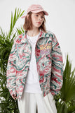 Unisex Jacket Autumn Colorful Embroidered Jacket Women's Clothing