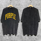 Purple Brand T Shirt Short Sleeve T-shirt Blouse