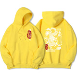 The Harajuku Dragon Funny Pattern Hoodie Female Fashion