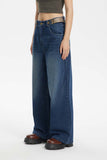 Unisex Pants Autumn Button Jeans