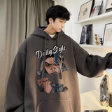 Men Hoodie High Street Fashion Brand Sweater Spring and Autumn High-Grade Anime