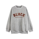Men Hoodie Patch Embroidered Pullover Sweatshirt