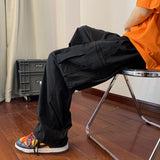 Men Sweatpants Men's Summer Ins Loose Straight Casual Pants Design Sense