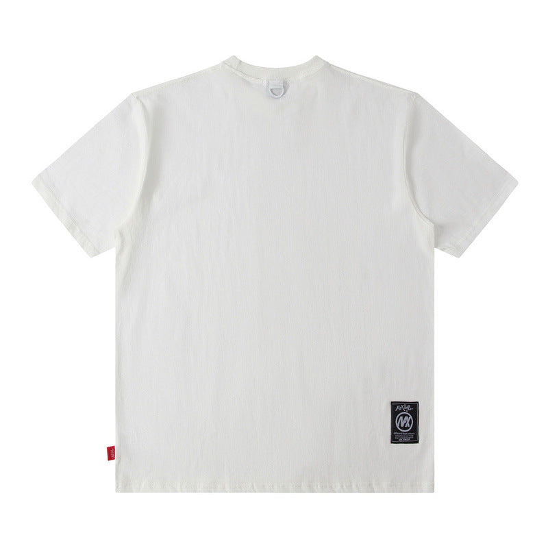 Men T Shirt National Fashion Short-Sleeved T-shirt Summer
