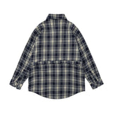 Women Long Sleeve Shirt Women's Button Stitching Embroidered Loose Long Sleeve