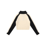 Women Sweater Splicing Knitwear Women's Autumn Leisure Long Sleeve