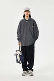 Unisex Jacket Fall Hook & Loop Shirt Women's Clothing
