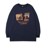 Men Long Sleeve Shirt Letter Long Sleeve T-shirt Men and Women Hip Hop Casual Couple
