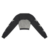 Women Sweater Short Knitwear for Girls Autumn XINGX Top
