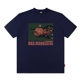 Men T Shirt Printed Short Sleeve T-shirt Men's and Women's Printed Loose