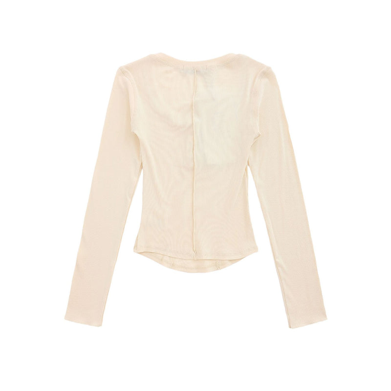 Women Long Sleeve T-Shirt Long Sleeve T-shirt Women's Spring and Autumn Leisure Cotton