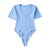 Women T-Shirt Short-Sleeved T-shirt Jumpsuit Women's Summer Top