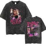 Nicki Minaj Vintage Washed T Shirt Gag City Pink Friday