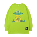 Men's Long Sleeve Shirt Letter Printed Long Sleeve T-shirt Men's Loose Ins Casual Top
