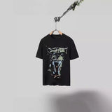 Men T-shirts Travis Scott Cactus Jack x Utopia Tour Utopia Joint Tiger Head Short Sleeve T-Shirt
