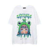 Men T Shirt Printed Short-Sleeved T-shirt Men and Women Casual Couple