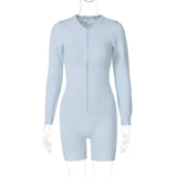 Women Jumpsuit Winter Long Sleeve Knitted Sweater Jumpsuit