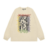 Men Long Sleeve Shirt Saibo Punk Long Sleeve Bottoming T-shirt Men and Women Vibe Idle Style