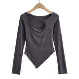 Women T-shirt Spring Long Sleeve T-shirt Women's Bottoming Shirt