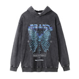 Men Hoodie Dark Devil Skull Bone Hooded Sweater