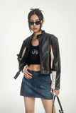 Unisex Jacket Autumn Simplicity High Street Leather Coat