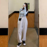 Women Long Sleeve Shirt Short Top Camisole