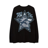 Men Long Sleeve Shirt Trendy Long Sleeve T-shirt Men and Women Loose Street Couple's Tops