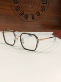 CHH Chrome Hearts Glasses Exquisite Fashion Double Beam Large Frame Ultra Light Glasses Frame