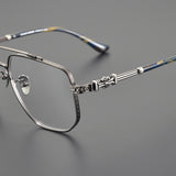 CHH Chrome Hearts Glasses Vintage Versatile Personalized Titanium Frame