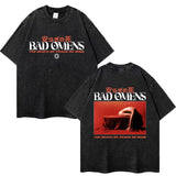 One Band And Rock Band Music Tour Washed T-shirts