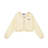 Women Hoodie Cropped Hoodie Casual Women Autumn Long Sleeve Hood Coat